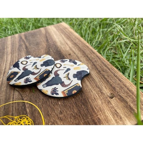 Witchy Boho Car Coaster 2 Pack - Picture 2 of 4